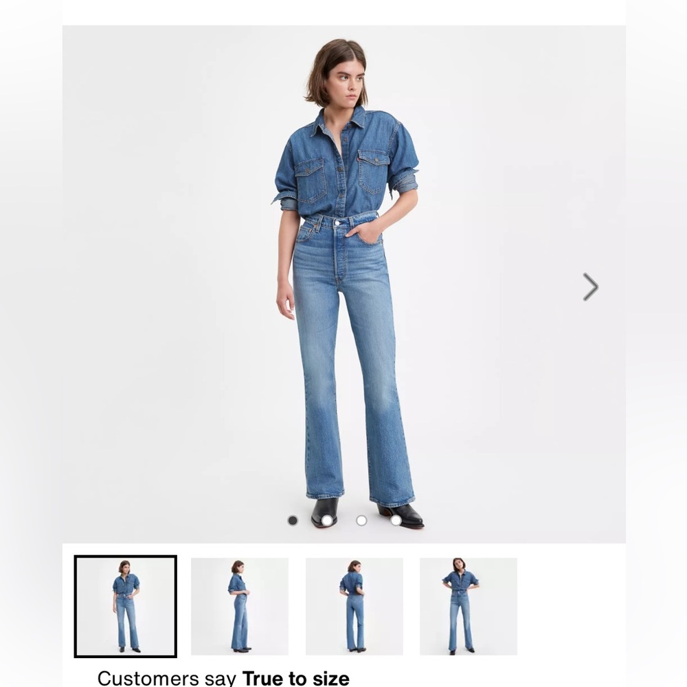 Levi’s Ribcage Full Length Flare jeans
